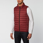 Brooklyn Packable Down Vest // Wine (S)