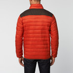 Clinton Contrast Down Jacket // Princeton Orange (S)