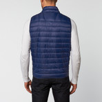 Hugh Packable Down Vest // Medieval Blue (L)