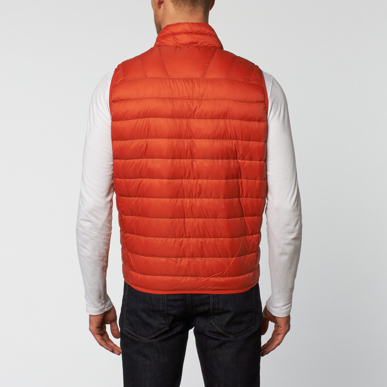 Hugh Packable Down Vest // Princeton Orange (2XL) - Hawke & Co - Touch ...
