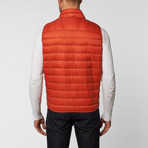 Hugh Packable Down Vest // Princeton Orange (L)