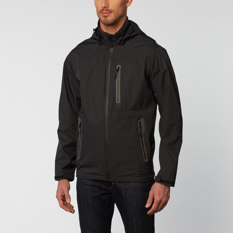 Kingston Rain Jacket // Black (S)