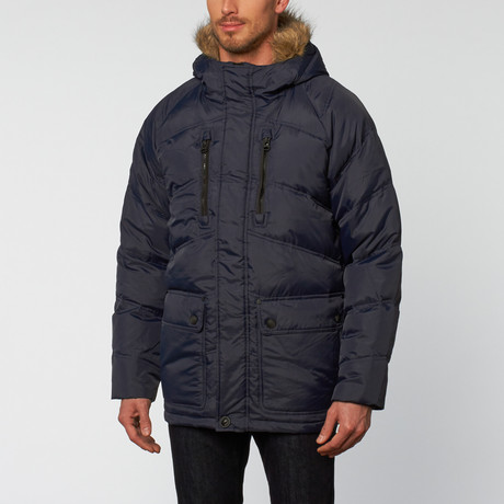 Bowry Down Parka // Hawke Navy (S)