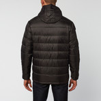 Lennox Chevron Packable Down Jacket // Black (S)