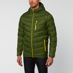 Lennox Chevron Packable Down Jacket // Kombu Green (2XL)