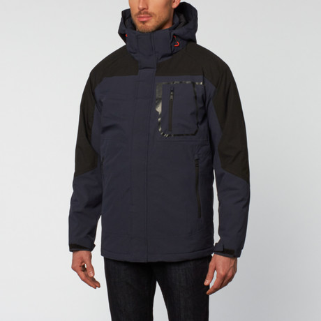 Duffield Jacket // Hawke Navy + Black (S)