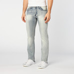 Point Zero // 5 Pocket Stretch Thick Stitch Jean // Rinse Wash (XL)