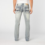 Point Zero // 5 Pocket Stretch Thick Stitch Jean // Rinse Wash (M)