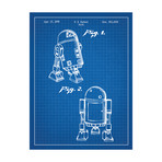 Star Wars Characters // R2-D2 (Blue Grid)