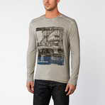 Jersey Dirty-Wash Crew // Grey (L)