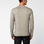 Jersey Dirty-Wash Crew // Grey (L)