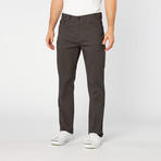 5 Pocket Stretch Stripe Jean // Midgrey (M)