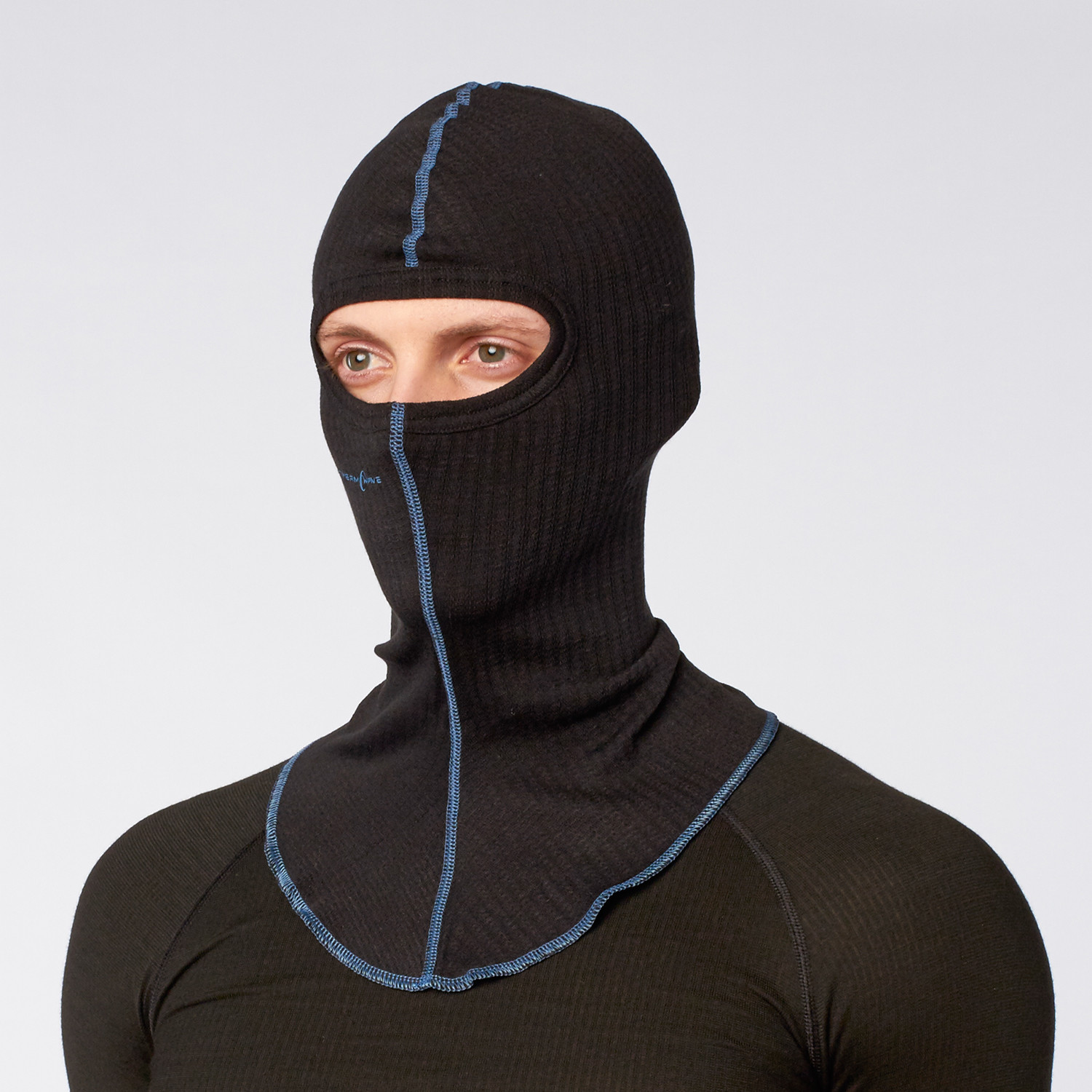 Lightweight Balaclava // Black + Blue - ThermoWave - Touch of Modern