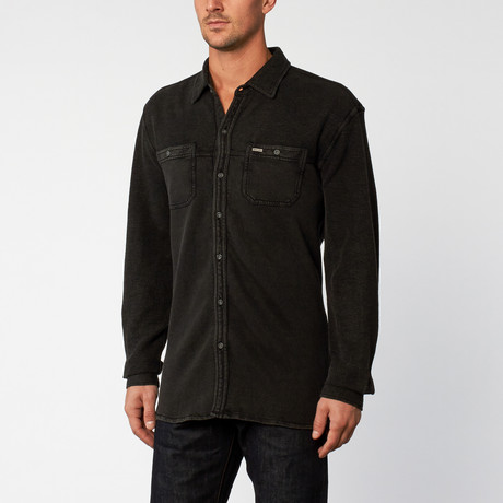 Acid Wash Semi-Fit Shirt // Black (XS)