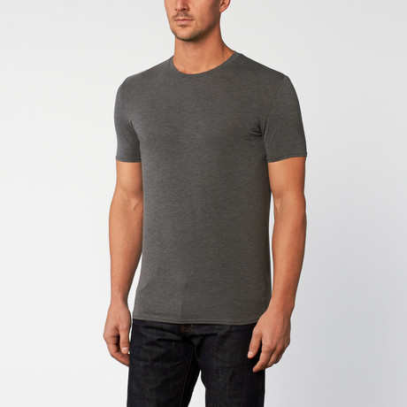 Dry Edition Stretch Tee // Charcoal (S)