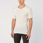 Thermowave // V-Neck Thermal Tee // White (S)