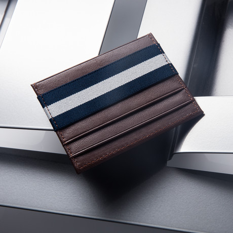 Zero Card Wallet // Classic Brown Leather