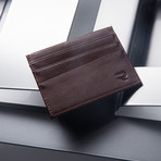 Zero Card Wallet // Classic Brown Leather