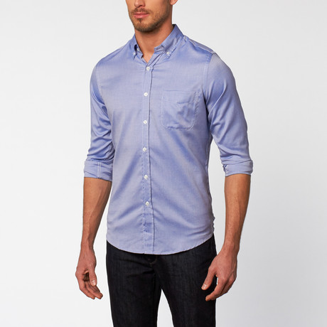 Jacob Holston // Howe Dress Shirt // Blue (XS)