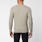 Jacob Holston // Cary Waffle Knit Henley // Grey (XS)