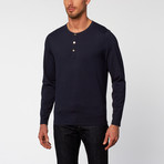 Jacob Holston // Barry 3-Button Henley // Navy (XS)