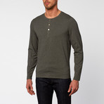 Jacob Holston // Barry 3-Button Henley // Charcoal Grey (XS)