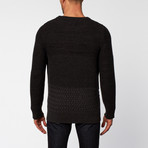 Jacob Holston // Marvin Mix Stitch Crewneck // Black (XS)