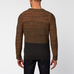 Jacob Holston // Marvin Mix Stitch Crewneck // Camel (XS)