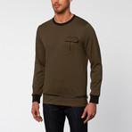 Jacob Holston // Sean Zipper Sweatshirt // Army (XS)