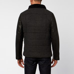 Jacob Holston // Keaton Leather Quilted Jacket // Charcoal Grey (M)