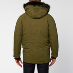 Chase Hooded Parka // Army (M)