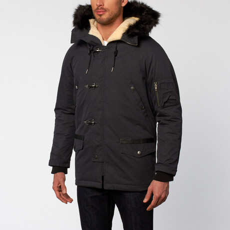 Chase Hooded Parka // Navy (S)