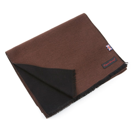 Brushed Silk Scarf // Brown