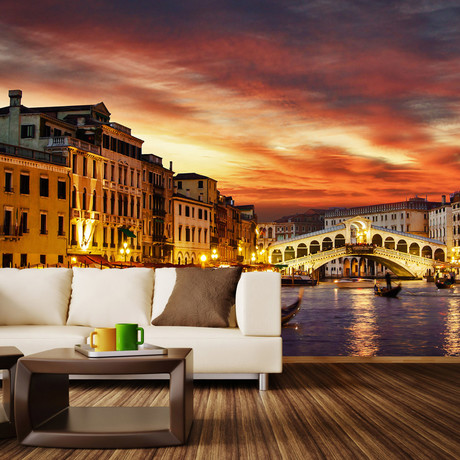 Oh Venice! My Venice! Wall Mural Decal (4 Panels // 93" Width)