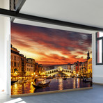 Oh Venice! My Venice! Wall Mural Decal (4 Panels // 93" Width)