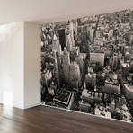 Flatiron City From Above (4 Panels // 93" Width)