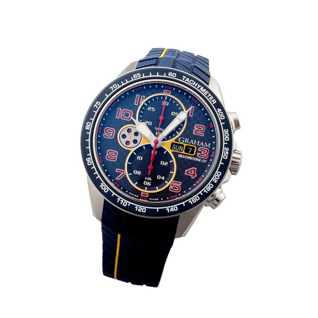 Graham Silverstone RS Racing Blue Chronograph Automatic // 34008 // c.2015 // Unworn