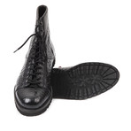 Crocodile Leather Boot // Black (Euro: 42)