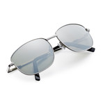 Admiralty Sunglasses // Grey Mirrored Lens