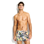 Charlie Soccer Short // Cocoa Palm Print (M)