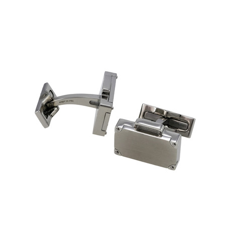 ST. Dupont Valisette Cufflinks // Brushed Finish