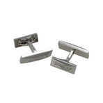 ST. Dupont Ingot Cufflinks // Brushed Palladium