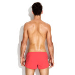 Charlie Trainer Short // Coral Red (XS)