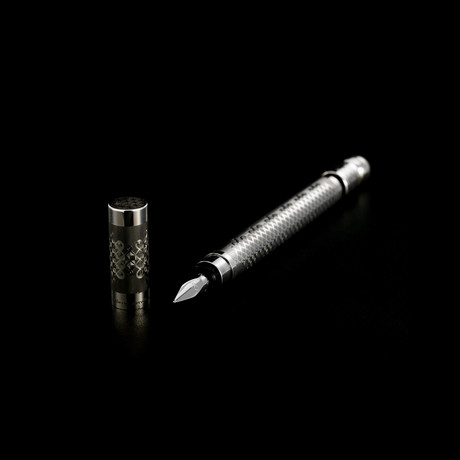 Omas Ingengno Scrittorio Fountain Pen // Sterling Silver // O09A0039