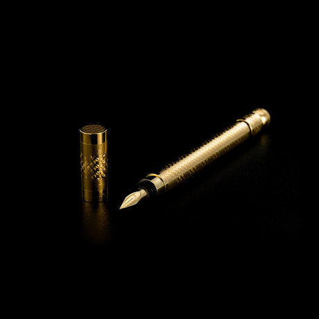 Omas Ingengno Scrittorio Fountain Pen // 18K Yellow Gold // O09A0040