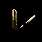 Omas Arte Italiana Milord Roller Ball Pen // 18K Yellow Gold // O01B0008