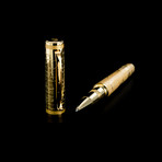 Omas Aleksandr Pushkin Rollerball Pen // 18K Yellow Gold // O09B0007