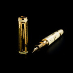 Omas Aleksandr Pushkin Fountain Pen // 18K Yellow Gold // O09A0068