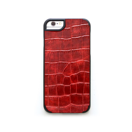 Alligator iPhone Case // Red (6/6S Plus) - RAW BKNY - Touch of Modern