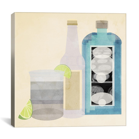 Gin + Tonic // 5by5collective (18"W x 18"H x 0.75"D)